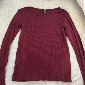 Red and blue striped shirt